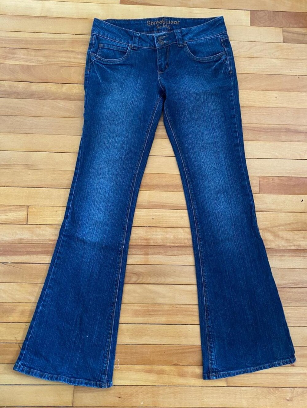 Vintage Y2K Low Rise Flare Jeans Streetwear Society